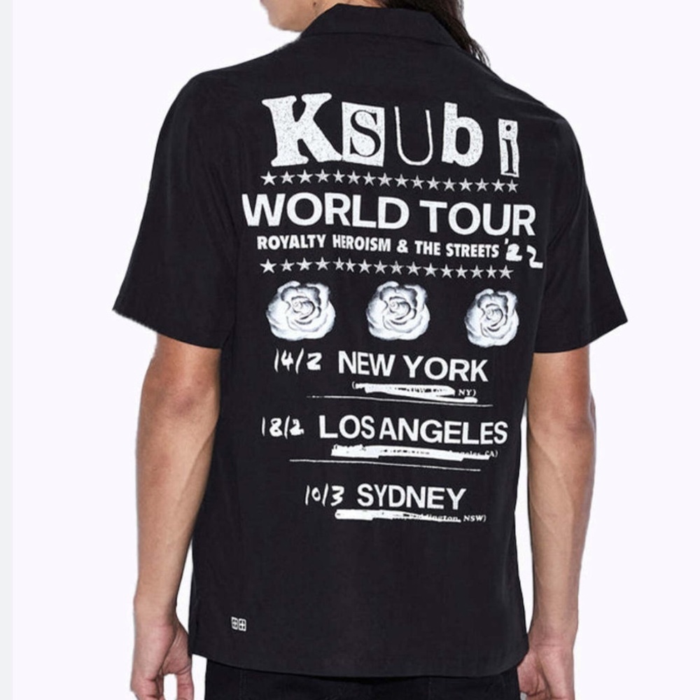 Ksubi Paste Up Resort Shirt - Black